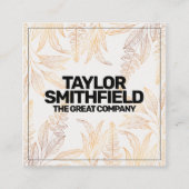  goudvlies vierkante visitekaartje (Voorkant)