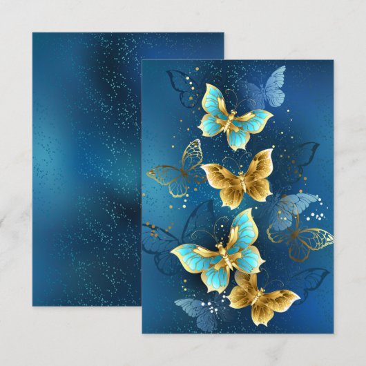 Goudvlinder Aankondiging (Voorkant / Achterkant)
