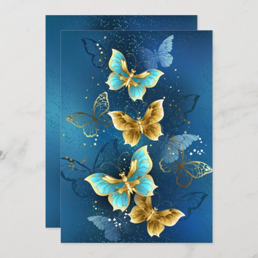 Goudvlinder Aankondiging (Voorkant / Achterkant)