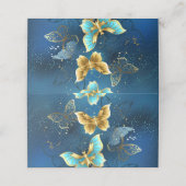 Goudvlinder Afsprakenkaart (Buitenkant ongevouwen)