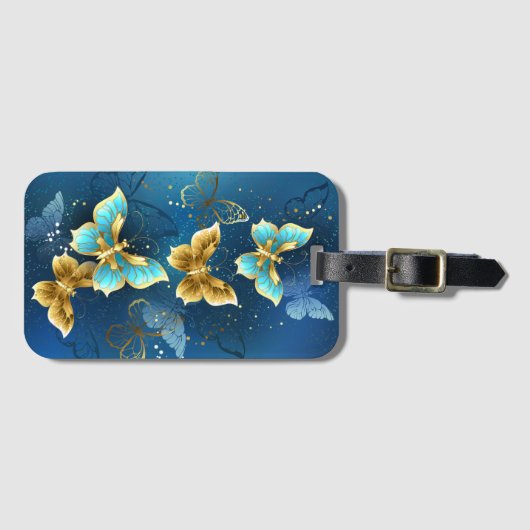 Goudvlinder Bagagelabel (Voorkant (horizontaal))