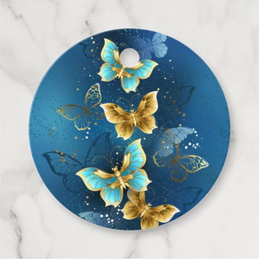 Goudvlinder Bedankjes Labels (Voorkant)