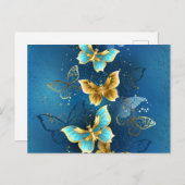 Goudvlinder Briefkaart (Voorkant / Achterkant)