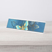 Goudvlinder Bureau Naambordje (Voorkant)