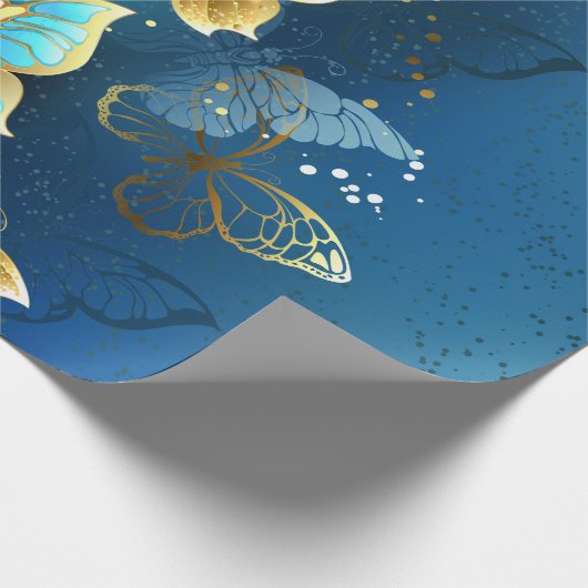 Goudvlinder Cadeaupapier (Hoek)