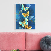 Goudvlinder Canvas Afdruk (Insitu (Woonkamer))