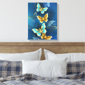 Goudvlinder Canvas Afdruk (Insitu (Slaapkamer))