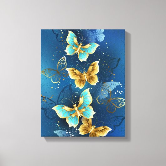 Goudvlinder Canvas Afdruk (Voorkant)