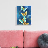 Goudvlinder Canvas Afdruk (Insitu (Woonkamer))