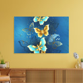 Goudvlinder Canvas Afdruk (Insitu (Woonkamer))