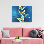 Goudvlinder Canvas Afdruk (Insitu (Woonkamer))