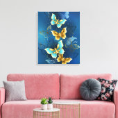 Goudvlinder Canvas Afdruk (Insitu (Woonkamer))