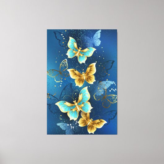 Goudvlinder Canvas Afdruk (Voorkant)