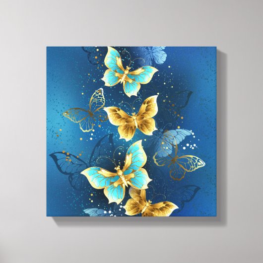 Goudvlinder Canvas Afdruk (Voorkant)