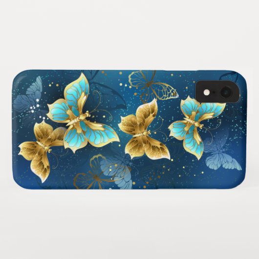 Goudvlinder Case-Mate iPhone Case (Achterkant (horizontaal))