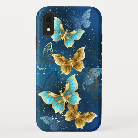Goudvlinder Case-Mate iPhone Case (Achterkant)