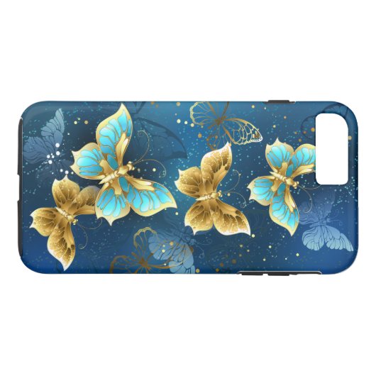 Goudvlinder Case-Mate iPhone Case (Achterkant (Horizontaal))