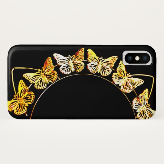Goudvlinder Case-Mate iPhone Case (Achterkant (horizontaal))