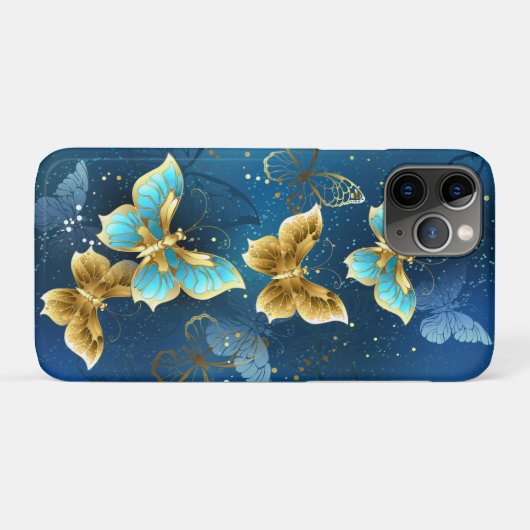Goudvlinder Case-Mate iPhone Case (Achterkant (horizontaal))