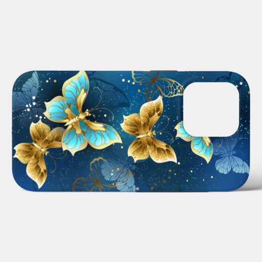 Goudvlinder Case-Mate iPhone Case (Achterkant (horizontaal))
