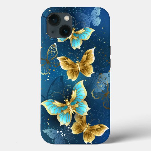 Goudvlinder Case-Mate iPhone Case (Achterkant)