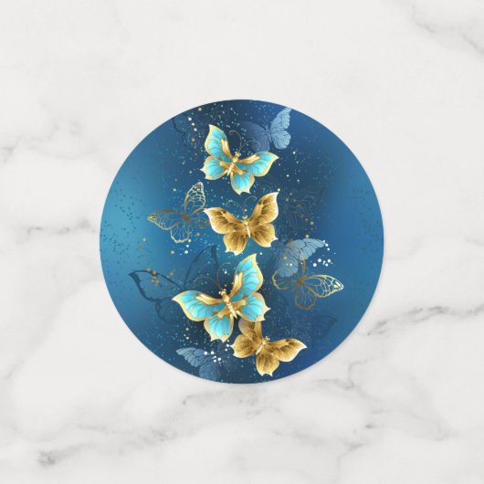 Goudvlinder Confetti (Kleine achterkant)
