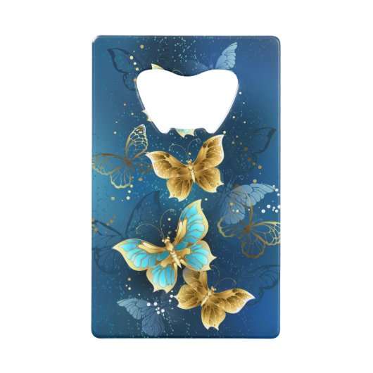 Goudvlinder Creditkaart Flessenopener (Voorkant)