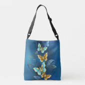 Goudvlinder Crossbody Tas (Achterkant)