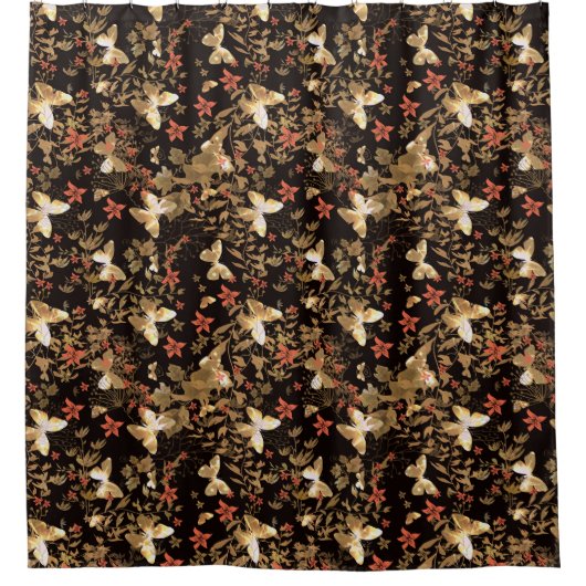 Goudvlinder Douchegordijn (Voorkant)