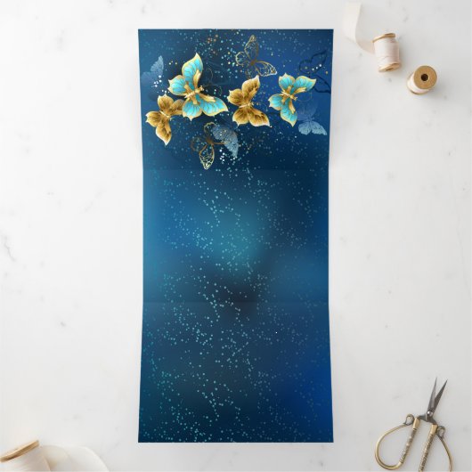 Goudvlinder Drieluik Kaart (Binnen)