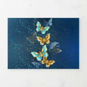 Goudvlinder Drieluik Uitnodiging (Cover)