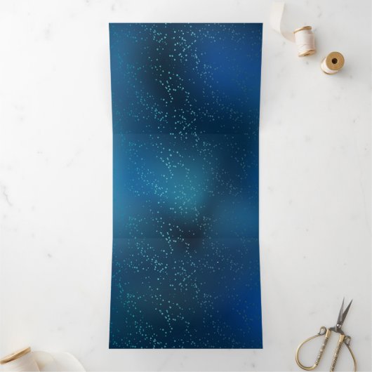 Goudvlinder Drieluik Uitnodiging (Binnen)