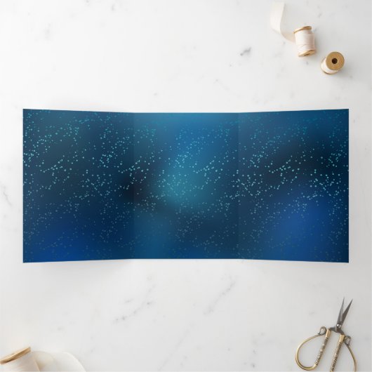 Goudvlinder Drieluik Wenskaart (Binnen)