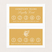  goudvlinder dubbele leugenachtige vlinder visitekaartje (Binnenkant ongevouwen)