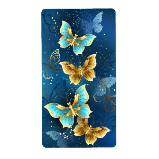 Goudvlinder Etiket (Voorkant)