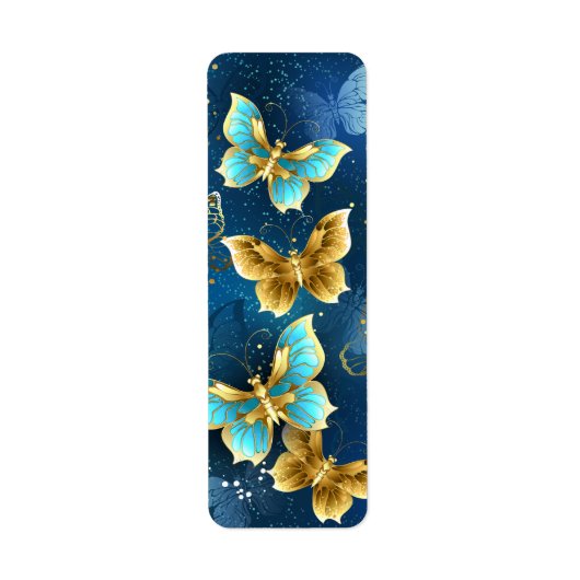 Goudvlinder Etiket (Voorkant)