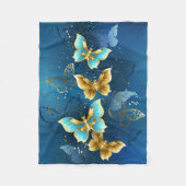 Goudvlinder Fleece Deken (Voorkant)