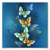 Goudvlinder Foto Afdruk (Voorkant)