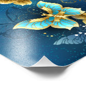 Goudvlinder Foto Afdruk (Hoek)