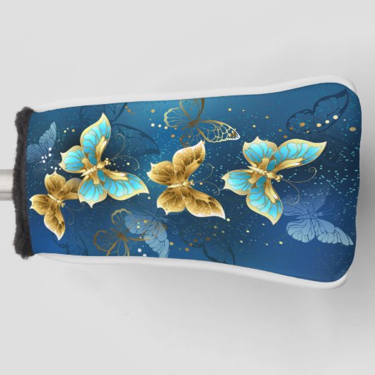 Goudvlinder Golfheadcover (Voorkant)
