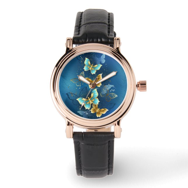 Goudvlinder Horloge (Voorkant)