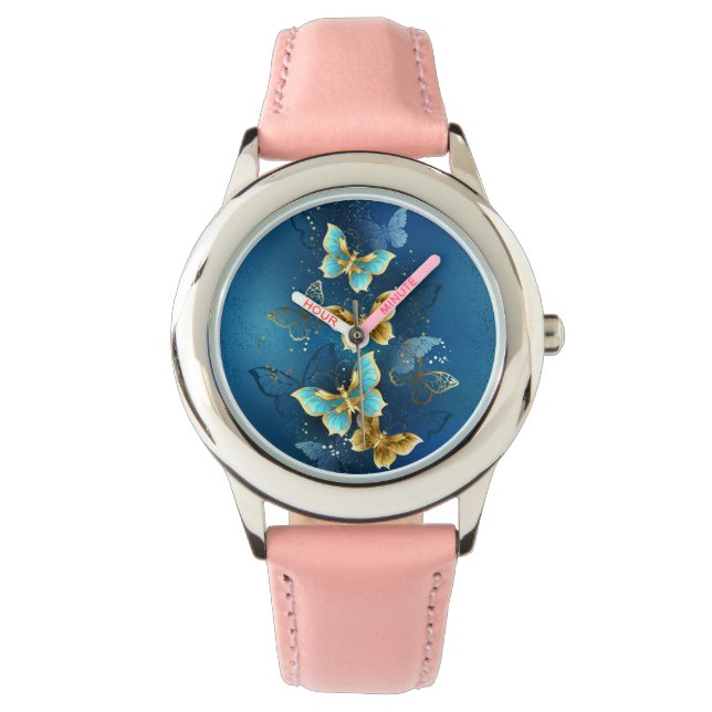 Goudvlinder Horloge (Voorkant)