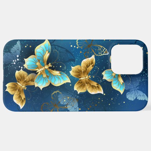 Goudvlinder iPhone Hoesje (Achterkant horizontaal)