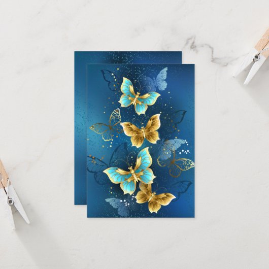 Goudvlinder Kaart (Voorkant / Achterkant in situ)