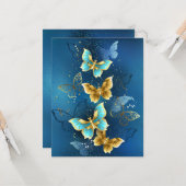 Goudvlinder Kaart (Voorkant / Achterkant in situ)