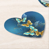 Goudvlinder Kartonnen Onderzetters (Gekanteld)