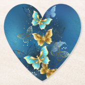 Goudvlinder Kartonnen Onderzetters (Voorkant)