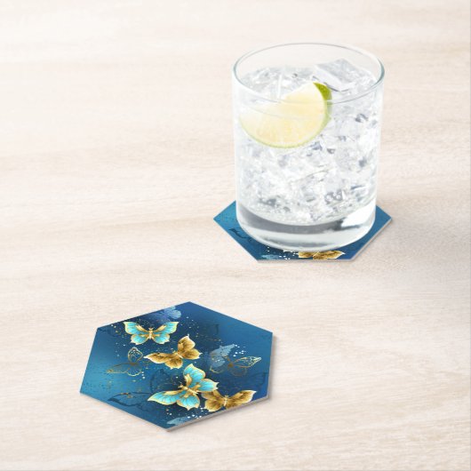 Goudvlinder Kartonnen Onderzetters (Insitu)