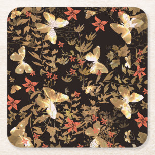 Goudvlinder Kartonnen Onderzetters