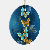 Goudvlinder Keramisch Ornament (Rechts)